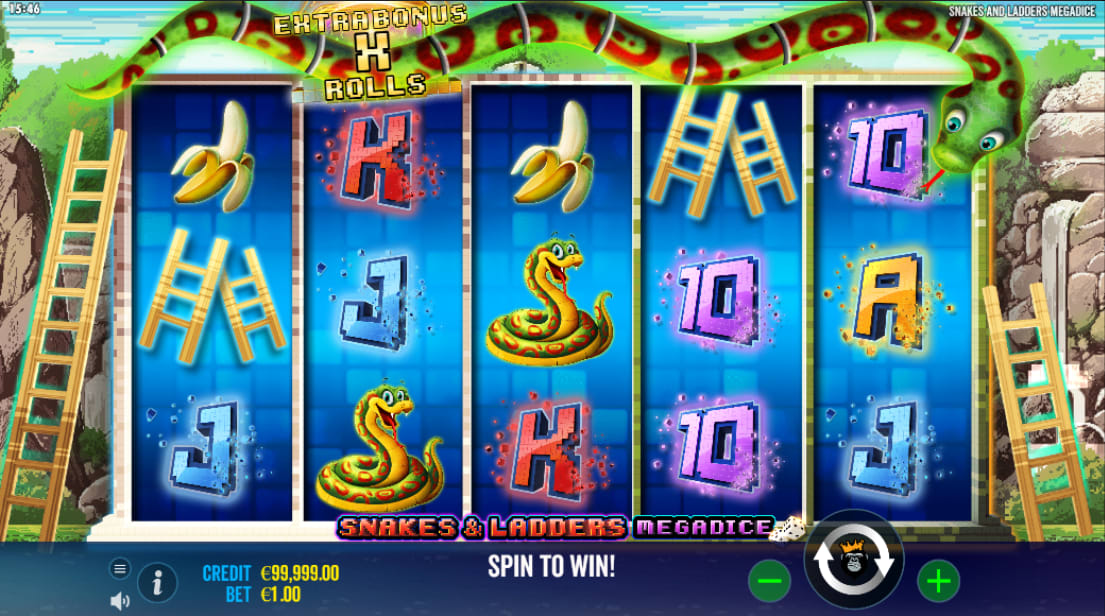 Slot Snakes and Ladders Megadice